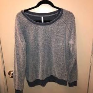 Z Supply Cropped Inside Out Sweatshirt